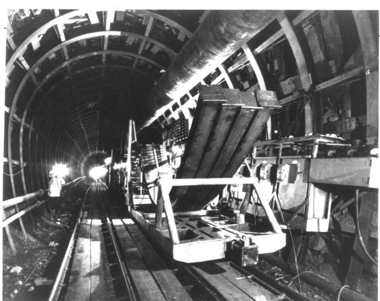 The Transbay Tube, between San Francisco and Oakland, California