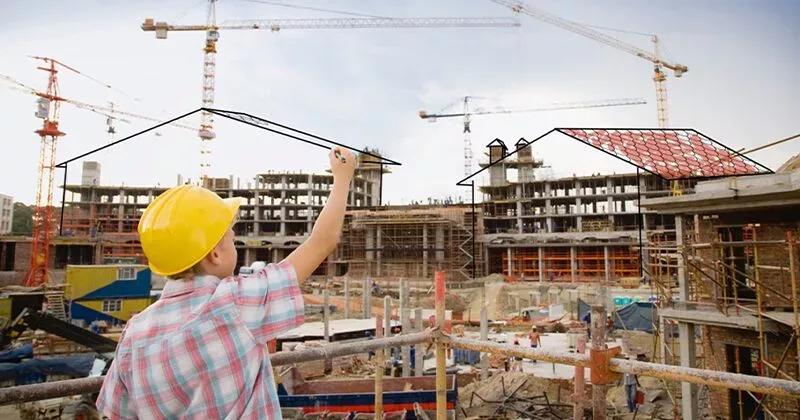 preconstruction planning blog post by RIB Software symbolized by preconstruction engineer on construction site