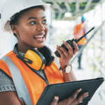 importance of construction project management symbolized by female construction manager