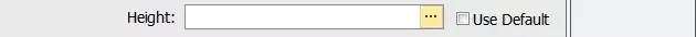 Uncheck user default box
