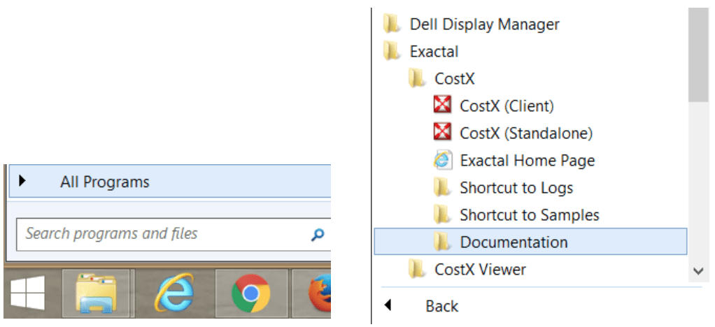 Select the folder of Documentation