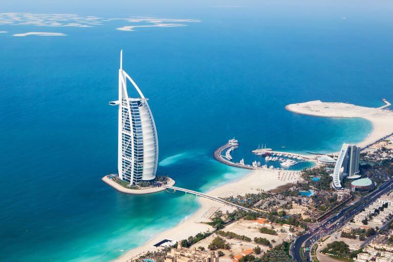 one amazing architectural marvel of the world: Burj Al Arab (Dubai, United Arab Emirates)