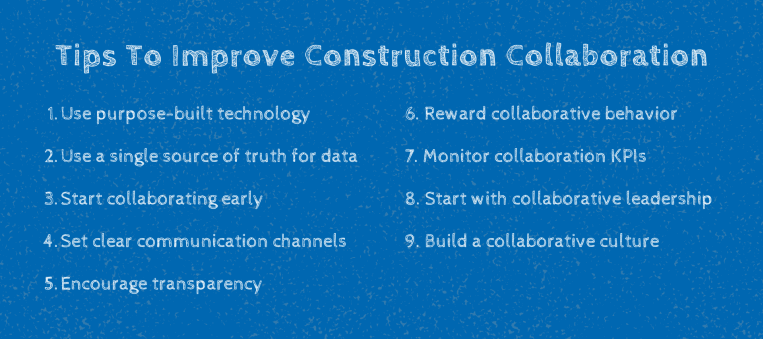 9 tips to improve construction collaboration
