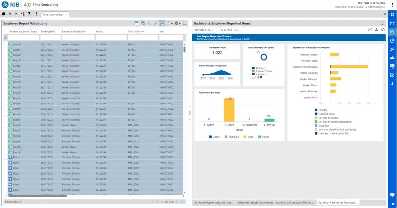 Neues Zeitmanagement Modul in RIB 4.0