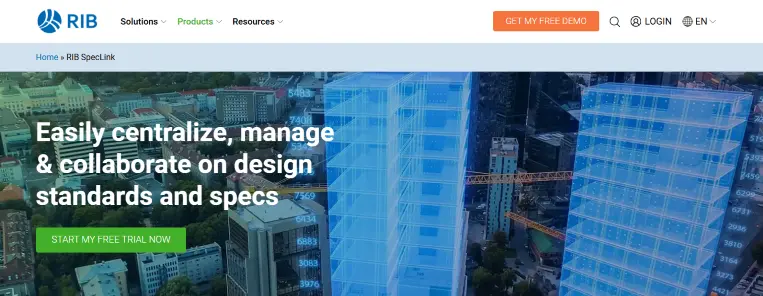 Specification management software: SpecLink