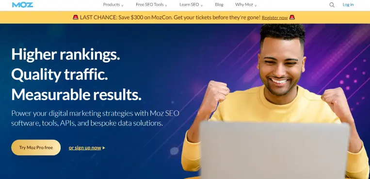 One of the best marketing enterprise software applications: Moz