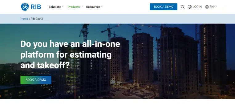 Enterprise Cost Estimation Software: RIB Costx