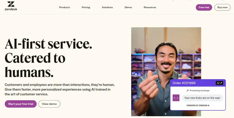 Zendesk - customer service software