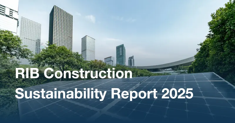 The RIB Construction Sustainability Survey Report 2025