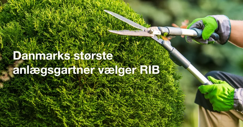 Danmarks største anlægsgartner vælger RIB