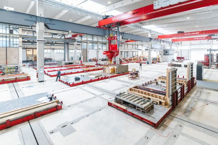 Befer Produktionshalle Innenansicht