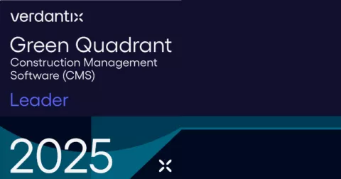 RIB recognized as a Construction Management Software leader in Green Quadrant report