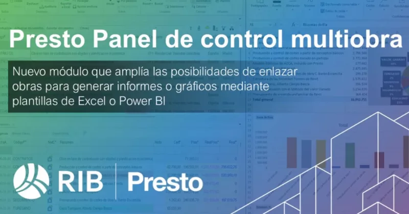 Panel de control multiobra en Presto – nuevo módulo disponible!