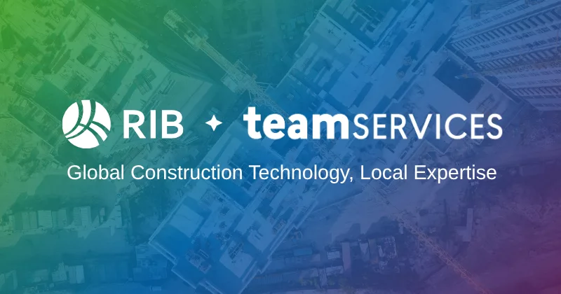 RIB Software Partners with Teamservices in Belgium